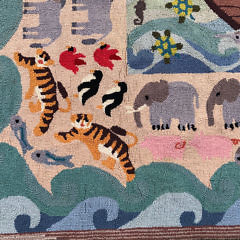 Hand Hooked 100% Wool Claire Murray “Noah’s Ark” Rug