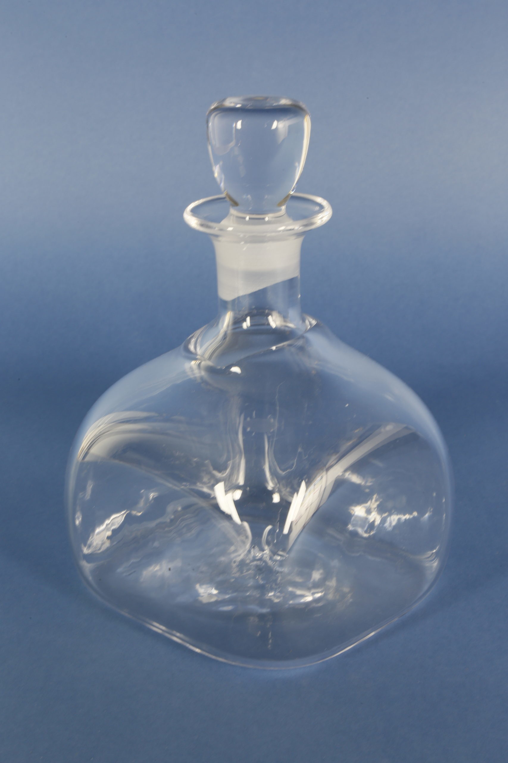 Simon Pearce Clear Crystal Captain's Decanter Rafael Osona Auctions