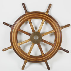 249-4600 Mahogany and Maple Ships Wheel A_MG_9124