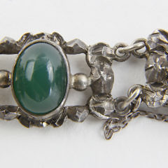 Antique Filigree Jadeite Bracelet