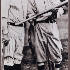 The Vintage Collection Babe Ruth & Ty Cobb Black and White Photograph, “Legends”, circa 1928