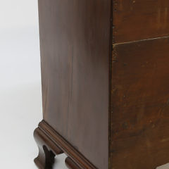 American Chippendale Mahogany Bow Front Chest of Drawers, 18th Century