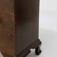 American Chippendale Mahogany Bow Front Chest of Drawers, 18th Century