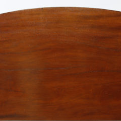 American Tiger Maple and Mahogany Bow Front Chest of Drawers, circa 1810