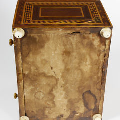Sailor Made Multi Wood Inlaid Lift Top Box, 19th Century