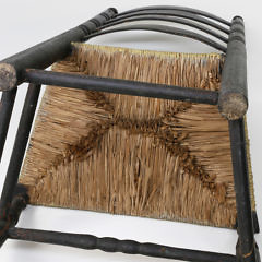 Nantucket Made Rush Seat Ladder Back Chair, late 18th Century