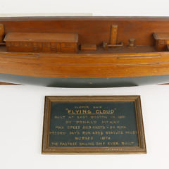 Ship Builder’s Half Hull Model of the Clipper Ship Flying Cloud, 19th C