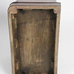 English Mahogany Chest of Drawers Form Double Compartment Tea Caddy, 19th Century