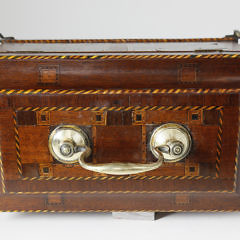 English Chippendale Inlaid Tea Caddy, 18th Century