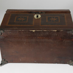 English Chippendale Inlaid Tea Caddy, 18th Century