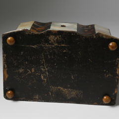 Mother of Pearl and Tortoiseshell Tea Caddy, circa 1820