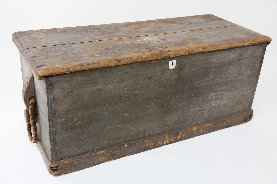 19th Century Captain James Cary Nantucket Made Sea Chest - Captain