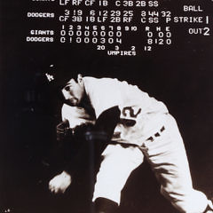The Vintage Collection Sandy Koufax Black and White Photograph, “LA No Hitter”, circa 1963