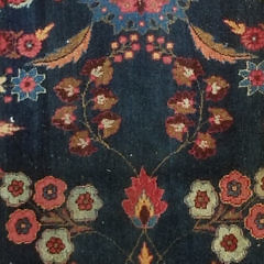 Persian Hand Knotted Meshad Carpet with Signature, Eastern Iran, circa 1920