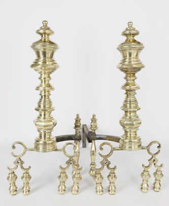 41099 Period American Brass Andirons A_MG_9098