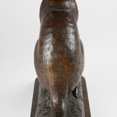 Carved Wood Wallaby Sculpture, 19th Century