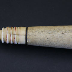 Nantucket Made Whale Bone and Whale Ivory Rolling Pin, circa 1840