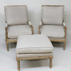 5-4360 Pair Bobbin Chairs Ottoman A_MG_9188