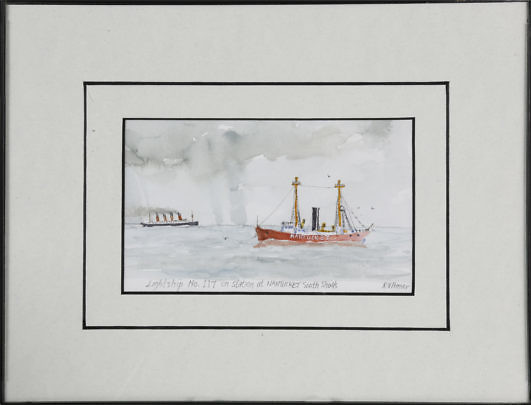 521-1865 Roy Prosser Watercolor Nantucket Lightship A_MG_9755