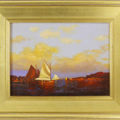 61-4755 Vern Broe Two Schooners Sunset A_MG_9849