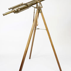 62-4621 Thomas Cook Brass Floor Standing Telescope A _0624