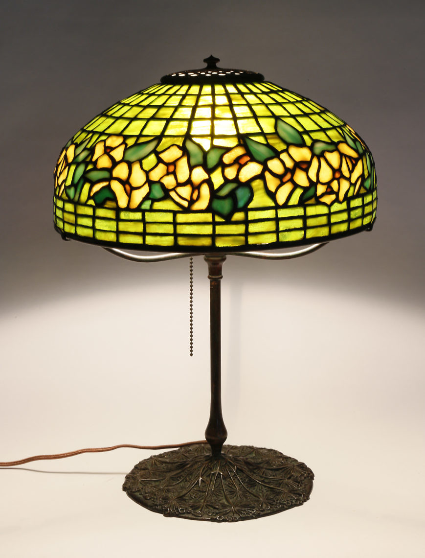 Tiffany Studios New York Lamp Shade - Tiffany Studios Banded