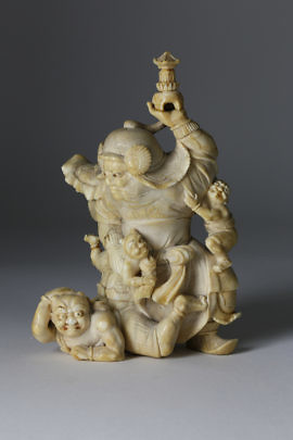 73-4823 Japanese Warrior Whale Ivory Carving A_MG_9764 2