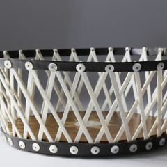 Bone, Baleen and Mother of Pearl Whaler’s Basket