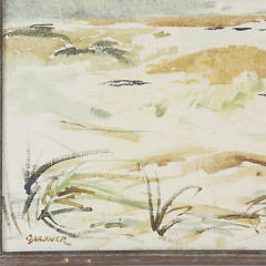 Pat Gardner Oil on Artist Board, “Dune Landscape”