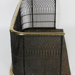 American Brass and Wire Fireplace Fender, early 19th Century