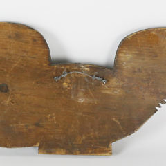 19th Century Carved Wooden Spread Winged Eagle