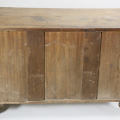 Camphorwood Campaign Chest of Drawers End Table, 19th Century