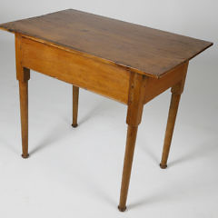 American Pine and Cherry One Drawer Tavern Table, 18th Century