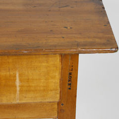 American Pine and Cherry One Drawer Tavern Table, 18th Century