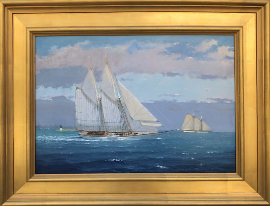 124-3520 Wm Lowe Oil Schooners Off Nantucket AIMG_3188