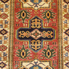 Contemporary Hand Woven Kazak Carpet Runner