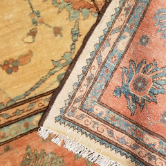 Hand Woven Wool Oushak Oriental Carpet