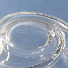 Signed Steuben Clear Crystal Bowl