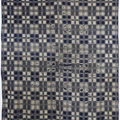 147-4800 Blue White Jacquard Coverlet A_MG_1680