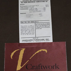 Pair of Vanguard Craftwork Upholstered Club Chairs