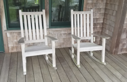 18-4858 Pair of Teak Rockers