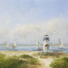 Kathleen Potter Kelliher Oil on Linen, “Around the Point”