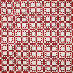 202-4800 Red White Triangles in Square Quilt A_MG_1641