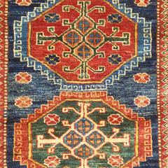 Shirvan Kazak Hand Woven Wool Rug