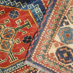 Shirvan Kazak Hand Woven Wool Rug