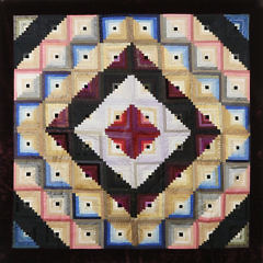 216-4800 Antique Log Cabin Quilt A_MG_1661