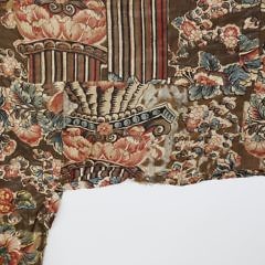 Chintz Coverlet For a 4-Poster Bed, mid 19th Century