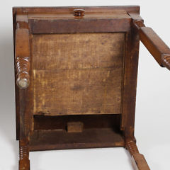 Sheraton Cherry One Drawer Work Stand, 19th Century