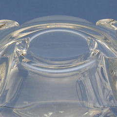 Signed Steuben Clear Crystal Centerpiece Bowl