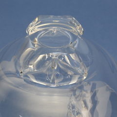 Signed Steuben Clear Crystal Centerpiece Bowl